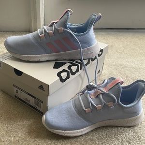 🆕 Adidas Cloudform Pure Big Kid Lifestyle Pullon Running Shoes